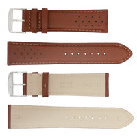 ROCHET No. 542 Cowhide Sport Fine Leather Straps with Contrast Stitching (18mm~22mm)