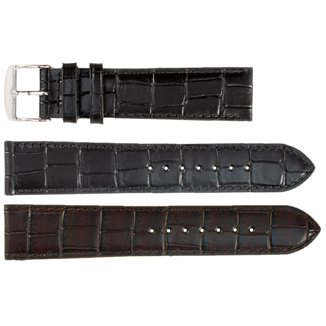 ROCHET No. 549 Long Alligator Grain Fine Leather Straps (18mm ~ 24mm)