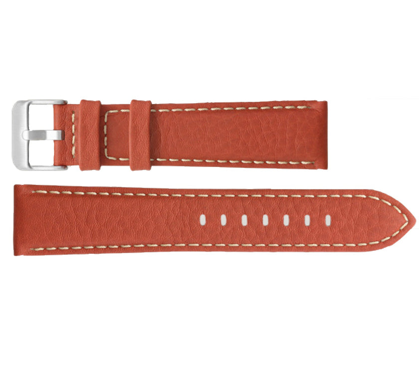 ROCHET No. 552 Bull Fine Leather Straps with Contrast Stitching (16mm~26mm)