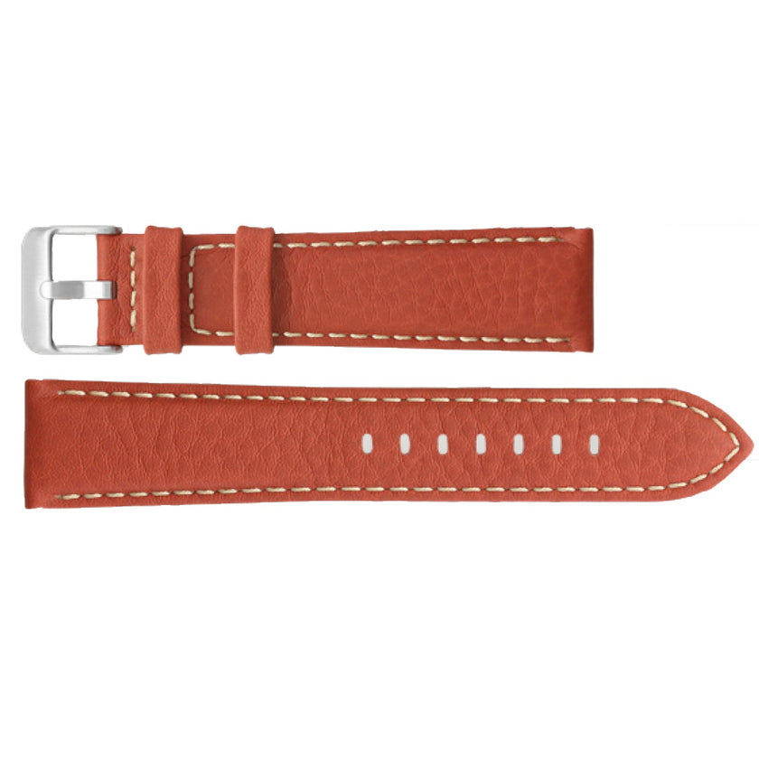 ROCHET No. 552 Bull Fine Leather Straps with Contrast Stitching (16mm~26mm)