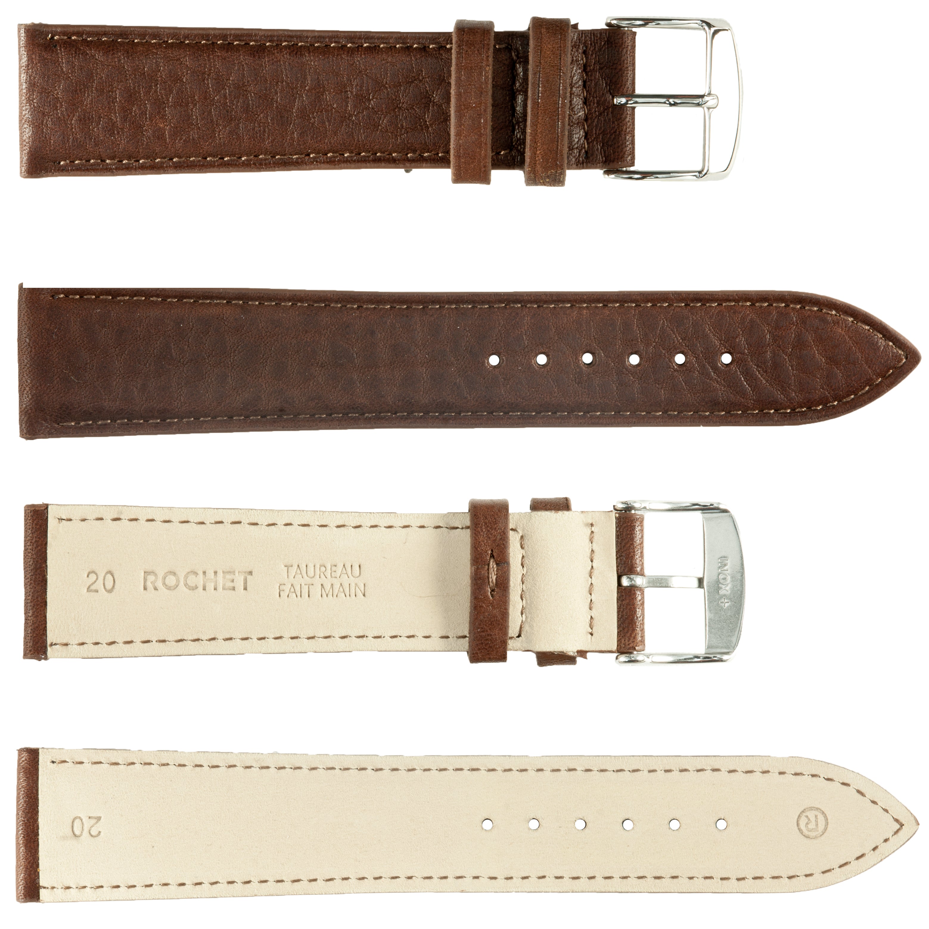 ROCHET No. 562 Matt Bull Nubuck Fine Leather Straps (14mm~22mm)