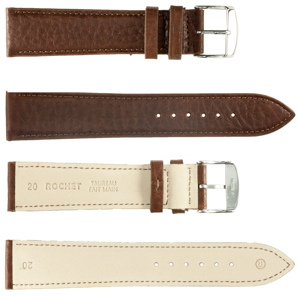 ROCHET No. 562 Matt Bull Nubuck Fine Leather Straps (14mm~22mm)