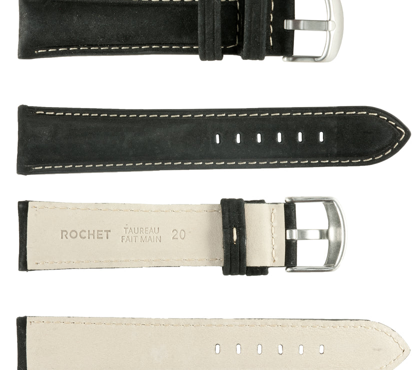 ROCHET No. 572 Young Bull Nubuck Fine Leather Straps (20mm~22mm)