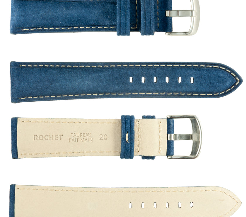 ROCHET No. 572 Young Bull Nubuck Fine Leather Straps (20mm~22mm)