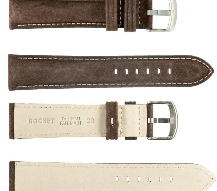 ROCHET No. 572 Young Bull Nubuck Fine Leather Straps (20mm~22mm)