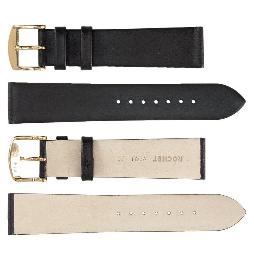 ROCHET No. 603 Smooth Calfskin Fine Leather Straps (8mm~22mm)