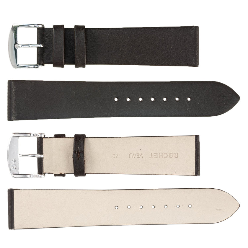 ROCHET No. 603 Smooth Calfskin Fine Leather Straps (8mm~22mm)