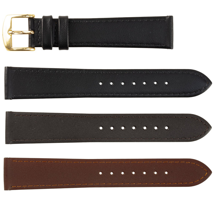 ROCHET No. 613 Smooth Calfskin Fine Leather Straps (10mm~22mm)