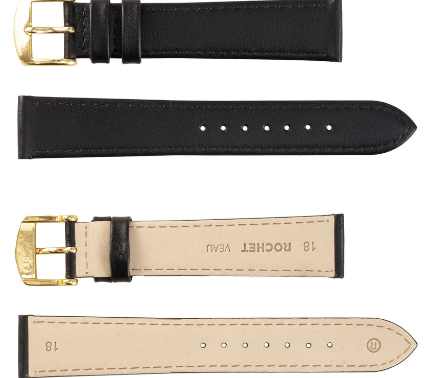 ROCHET No. 613 Smooth Calfskin Fine Leather Straps (10mm~22mm)