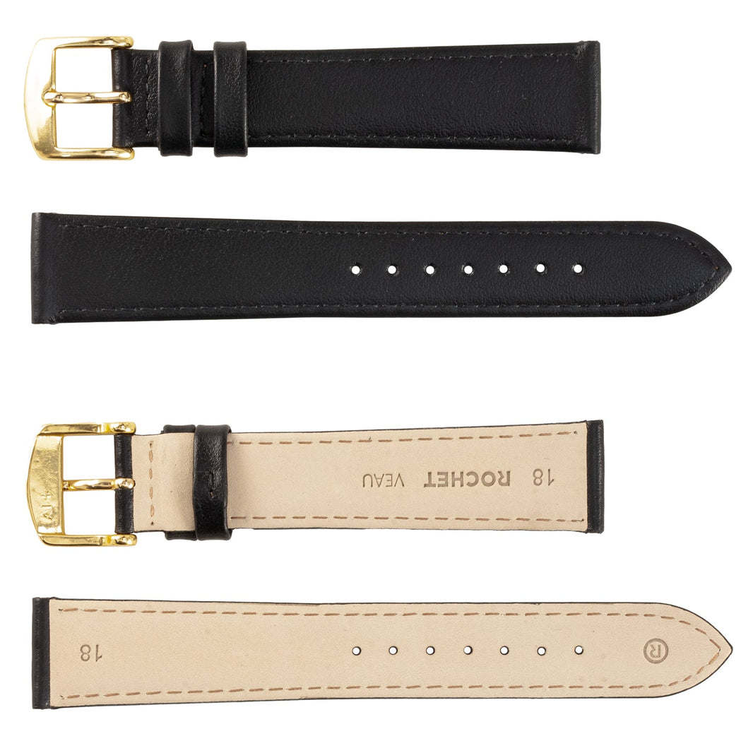 ROCHET No. 613 Smooth Calfskin Fine Leather Straps (10mm~22mm)