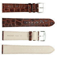 ROCHET No. 619 Crocodile Grain Fine Leather Straps (12mm~22mm)