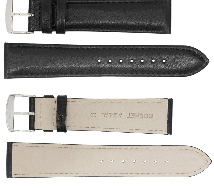 ROCHET No. 633 Lamb Padded Fine Leather Straps (12mm~24mm)