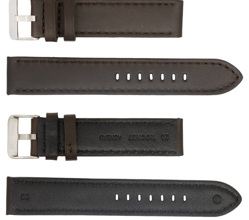 ROCHET No. 654 Lamb Thick Fine Leather Straps (20mm~26mm)