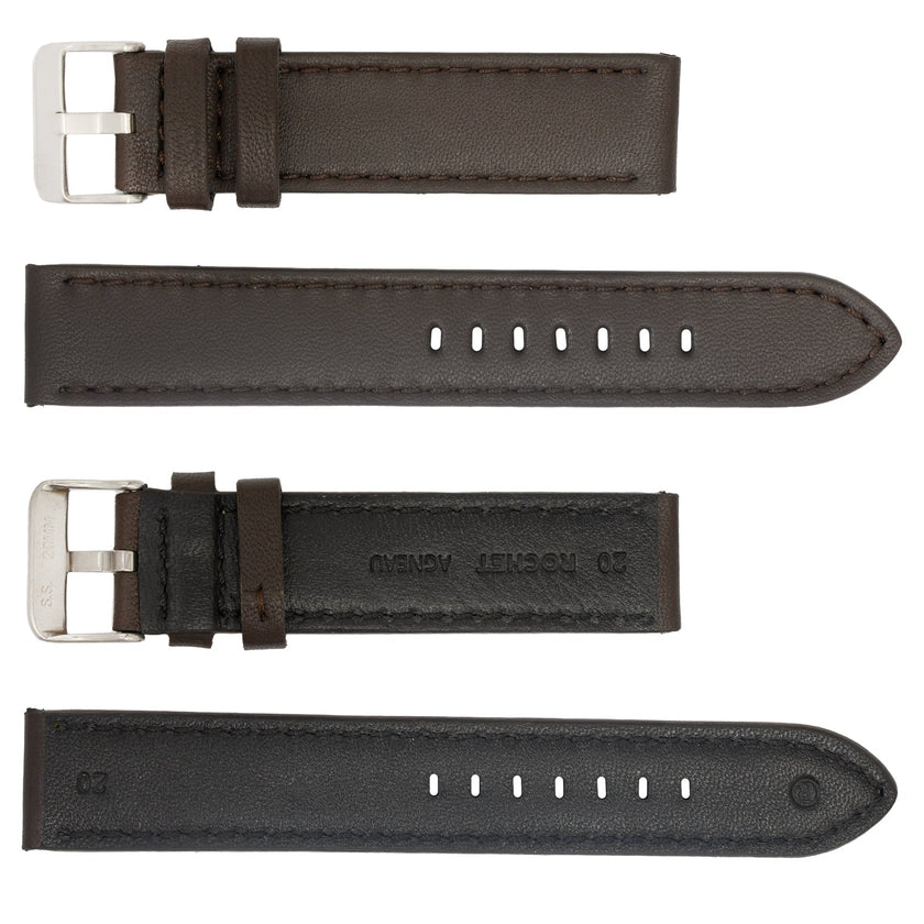 ROCHET No. 654 Lamb Thick Fine Leather Straps (20mm~26mm)