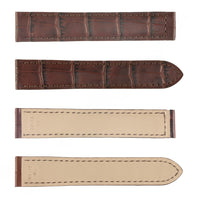 ROCHET No. 729 Alligator Grain to fit Cartier Deployment Buckle Leather Straps(15mm~17mm)