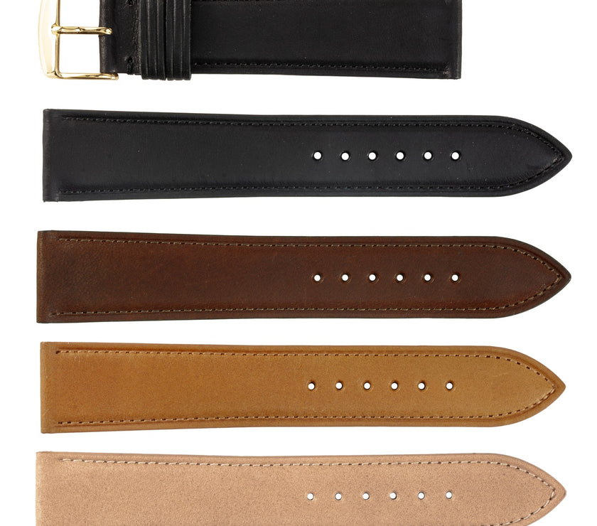 ROCHET No. 733 Cowhide Grain Classic Fine Leather Straps (14mm~20mm)