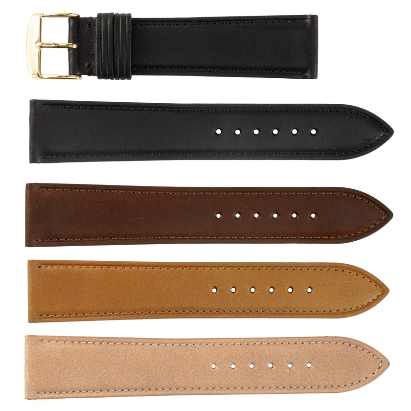 ROCHET No. 733 Cowhide Grain Classic Fine Leather Straps (14mm~20mm)