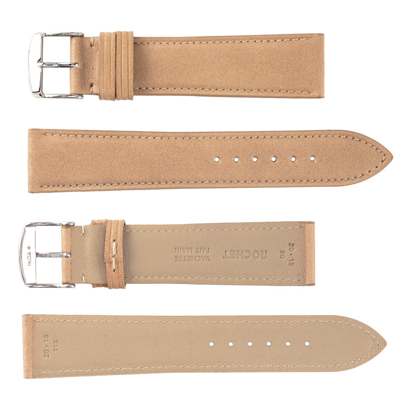 ROCHET No. 733 Cowhide Grain Classic Fine Leather Straps (14mm~20mm)