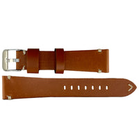 ROCHET No. 744 Cowhide Vintage Watch Straps with Hand-Sewn Stitching (20mm - 24mm)