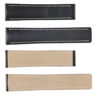 ROCHET No. 787 Calf Grain White Stitch to fit Breitling Deployment Buckle Leather Straps (20mm~22mm)