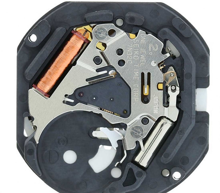 Genuine Seiko 7N32 3 Hands Quartz Movement Ht. 4.60MM